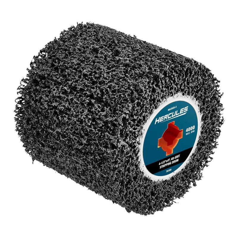 HERCULES 4-1/2 in. x 4 in. x 3/4 in., 40-Grit Stripping Drum for Surface Conditioning Tools