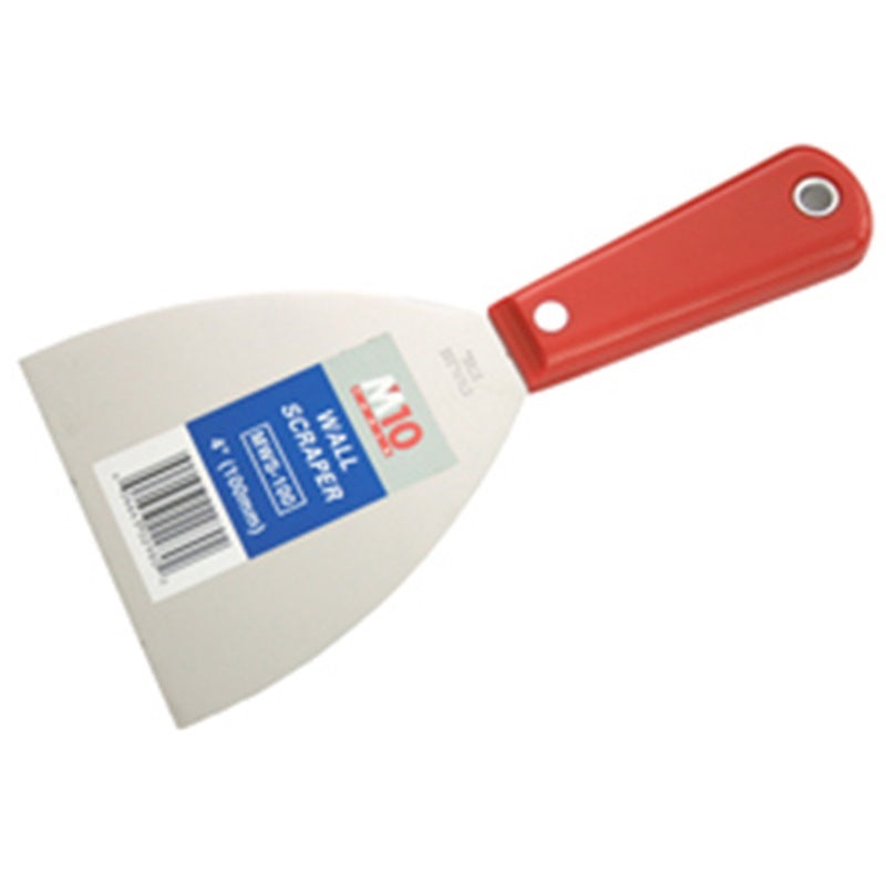 M10 Stainless Steel Flex Scraper Red Handle | Model : M10-010-073-025