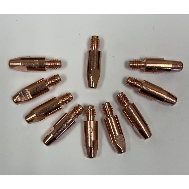 Mig Tips 0.8mm x 6mm HD 10Pkt  WELDPRO Default