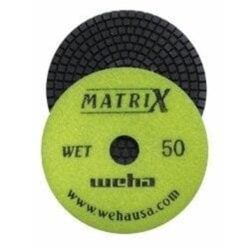 Weha 4″ Matrix Diamond Polishing Pads 50 Grit