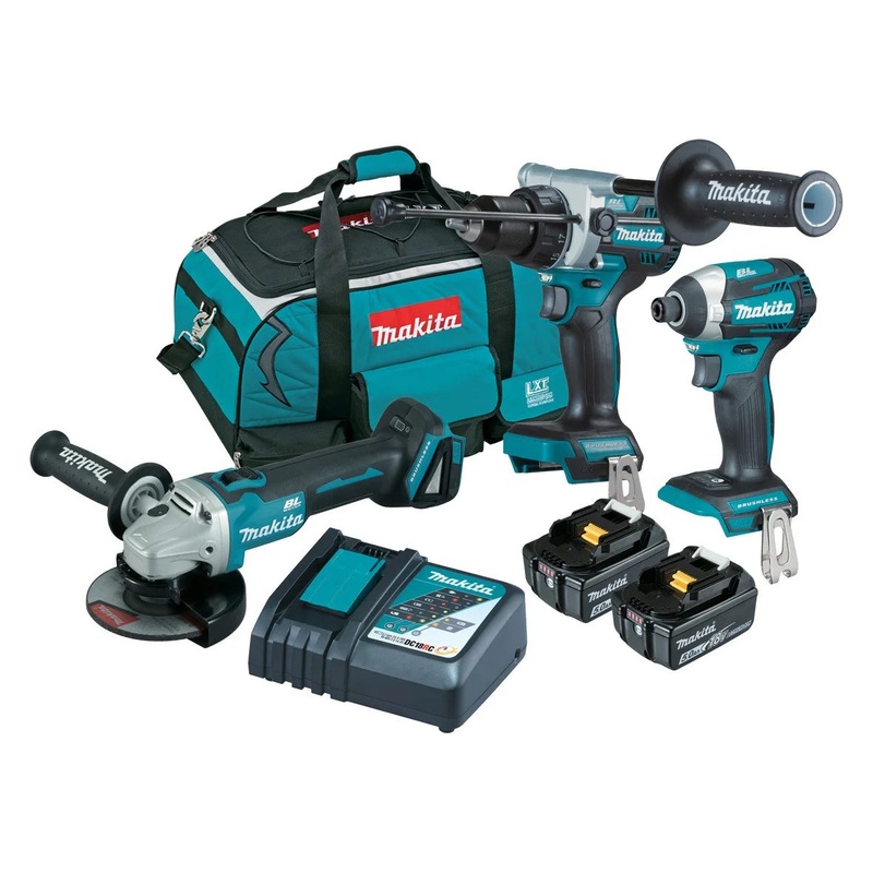 18V BRUSHLESS 3 PIECE COMBO LI-ION (F) Makita