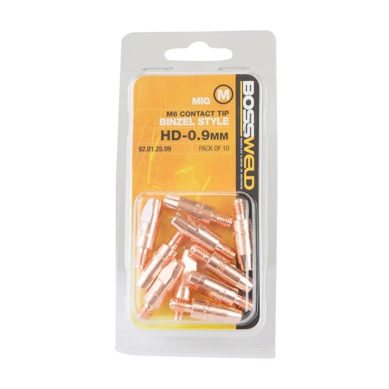 Bossweld Binzel Contact Tip – 0.9 x 8mm Default