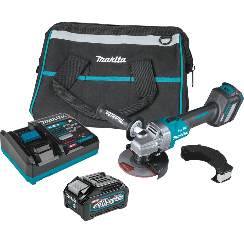 XGT 40V max XGT Brushless Cordless 41/2 / 5″ Angle Grinder Kit