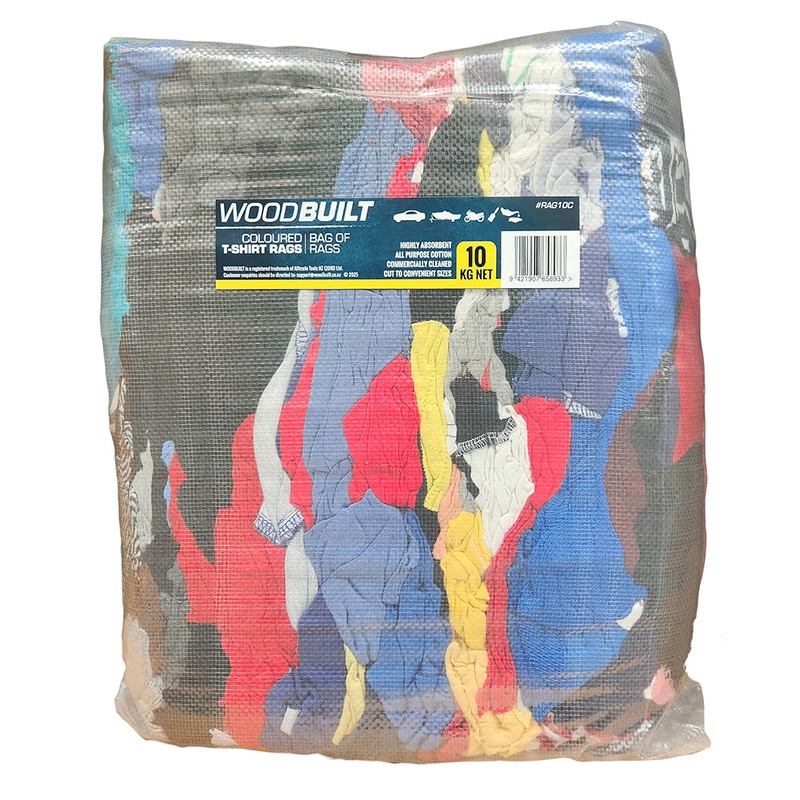 Woodbuilt Bag Of Rags Coloured 10Kg Default
