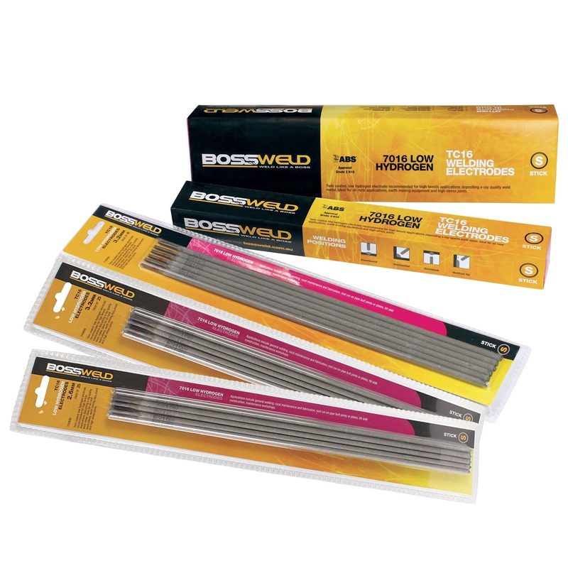Bossweld TC16 low hydrogen Electrodes 2.6mm/25pcs …..Bossweld Factory Return Default