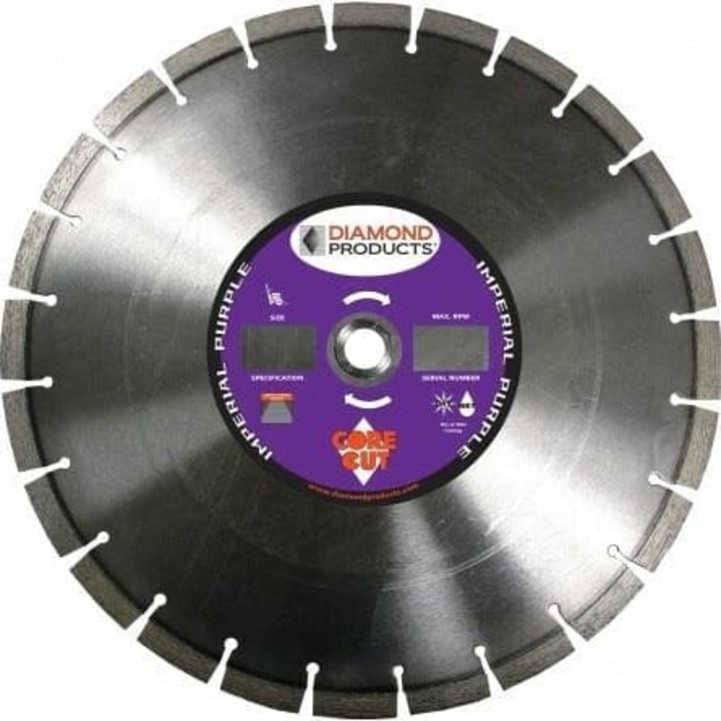 Imperial Purple Segmented Dry Walk Behind Blades 12″