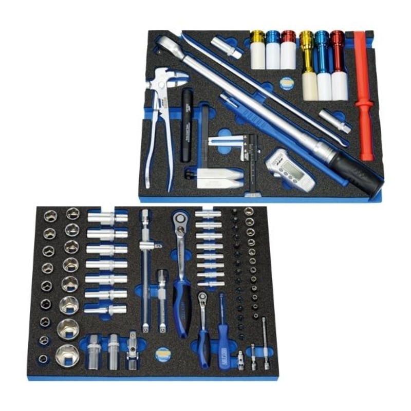 Tool Trolley Modules M 50829-2 Set of Combined Ratchet Wrenches Reversible 13 pcs