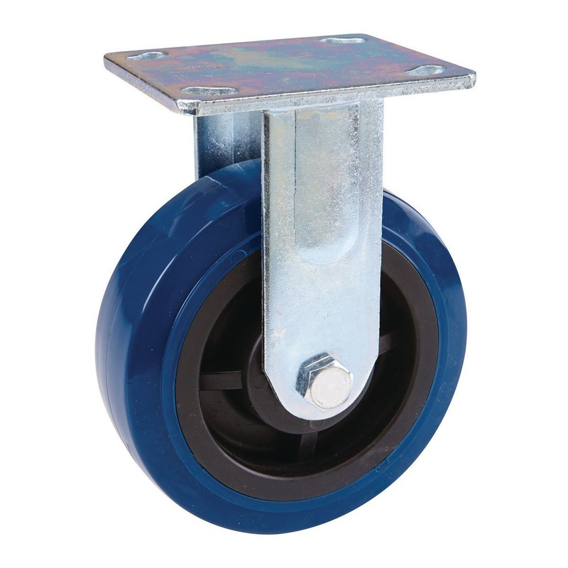 6 in. Rubber Rigid Caster
