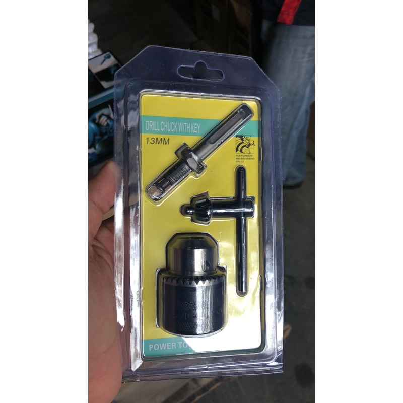 1/2″ Drill Chuck With Key & Adaptor(3Pc)  | Model : CHUCK-K13-WA