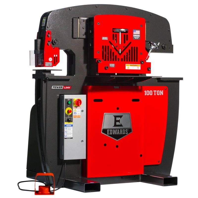 100 Ton Ironworker 100 Ton Ironworker 1 Phase – 230 Volt with PowerLink
