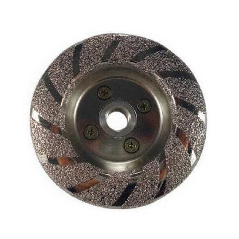 4″ Vacuum Brazed Diamond Contour Cup Wheel