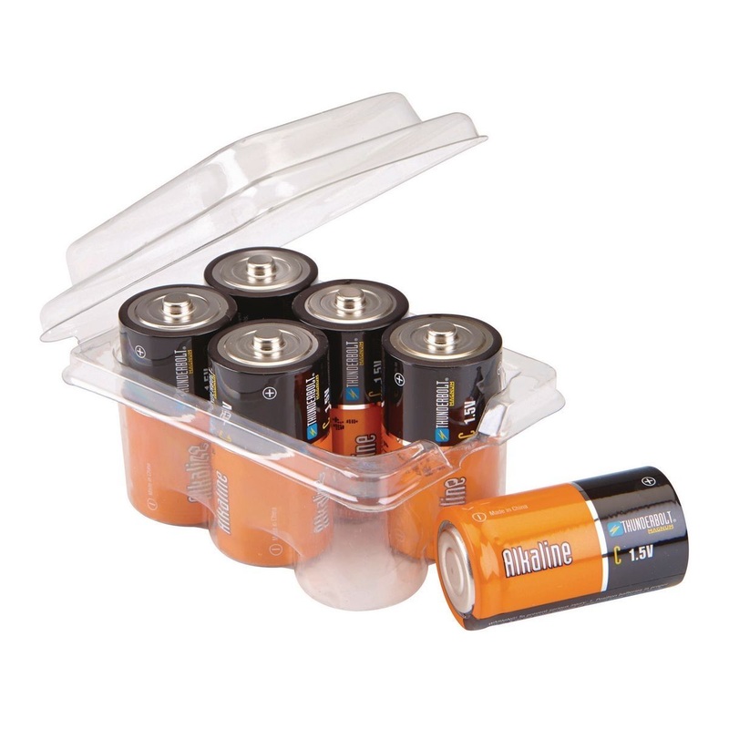 THUNDERBOLT MAGNUM C Alkaline Batteries, 6-Pack