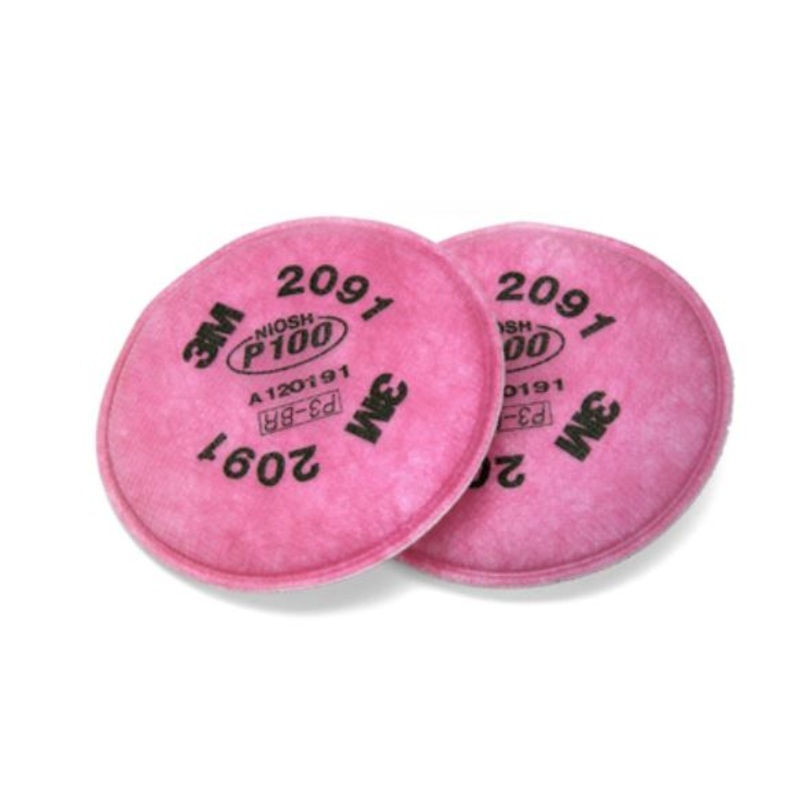 3m 2091 P100 Particulate Filters (2pc/pkt) | Model : 3M-2091