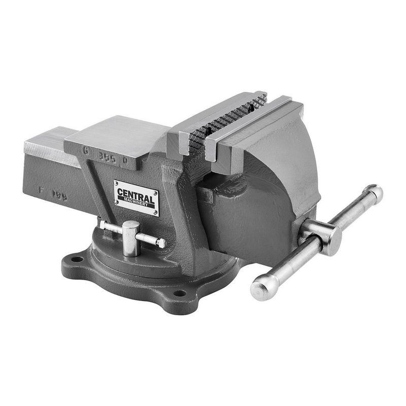 CENTRAL MACHINERY 5 in. Swivel Vise with Anvil