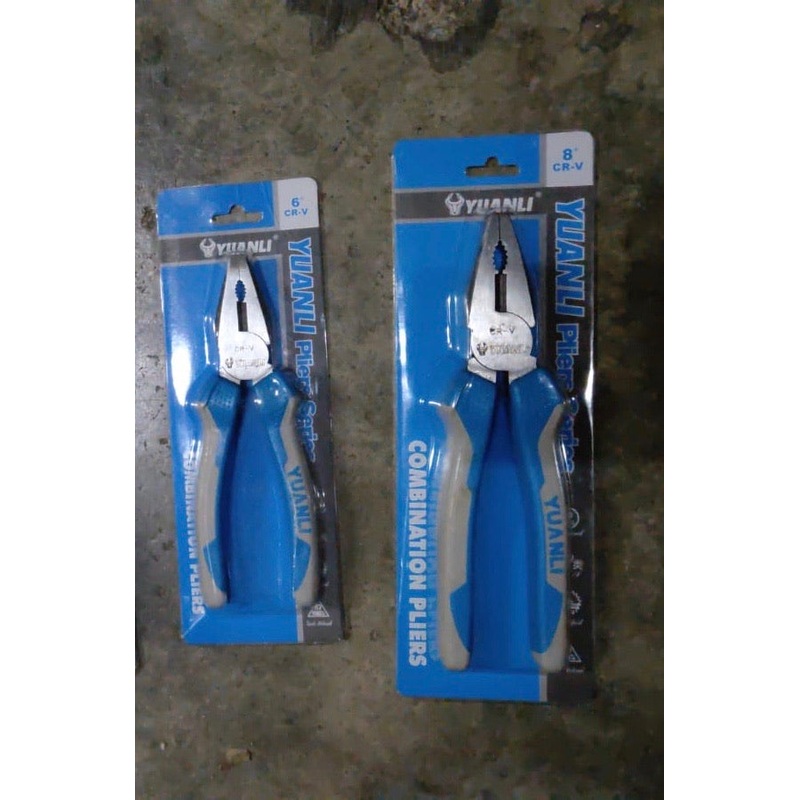 Yuan Li Combination Plier (Series 46P) | Model : PLR-HB46P | Sizes : 6″ or 8″ 6″