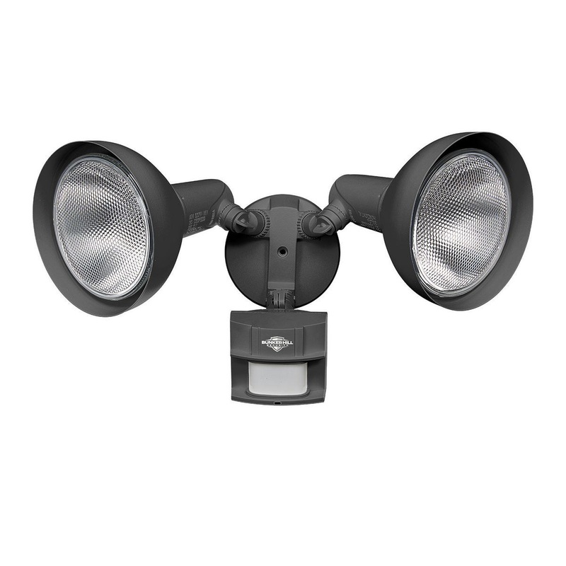 BUNKER HILL SECURITY Motion Detecting  Security Light – Black