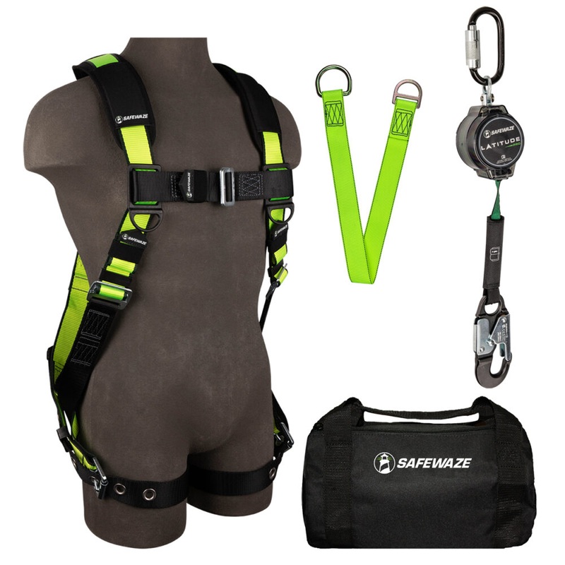PRO Bag Combo: FS185 Harness, 018-5009 SRL, FS811-3 Anchor, FS8125 Bag S/M