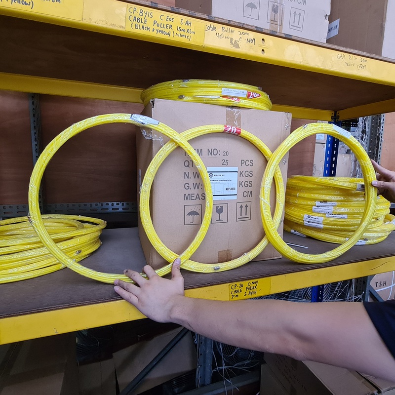 Yellow Cable Puller | Length : 15m (CP-15), 20m (CP-20), 30m (CP-30), 50m (CP-50) 15m (CP-15)