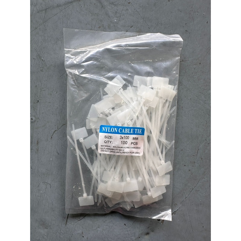 4″ Cable Tie Marker (100pc/pkt) | Model : CTMK4P