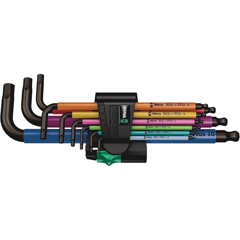 Wera 950 SPKL/9 SM Set of bent male keys metric system