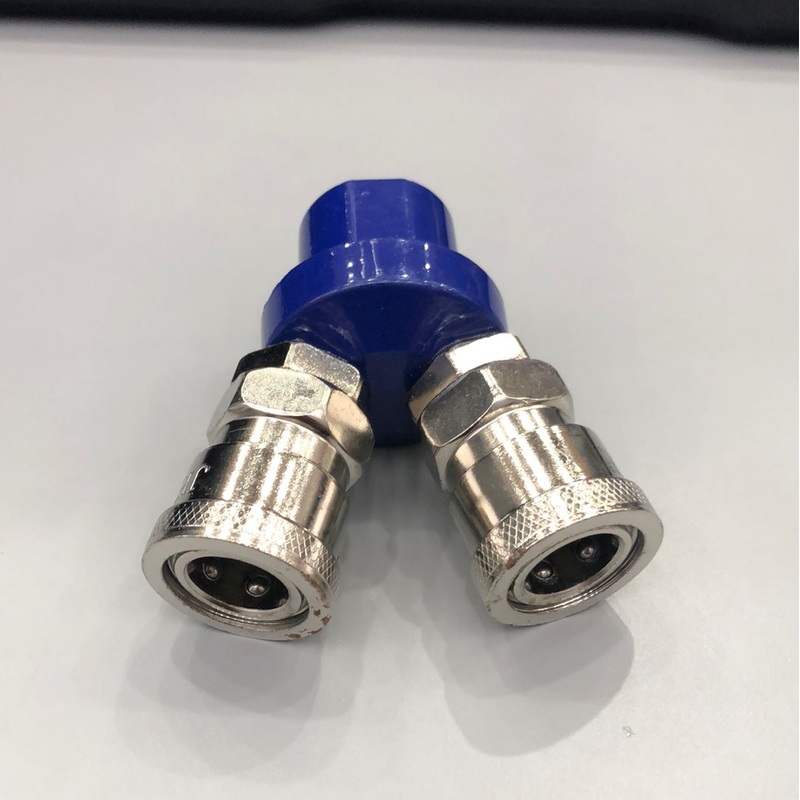 2 Way Round Quick Coupling | Model : QC-R2