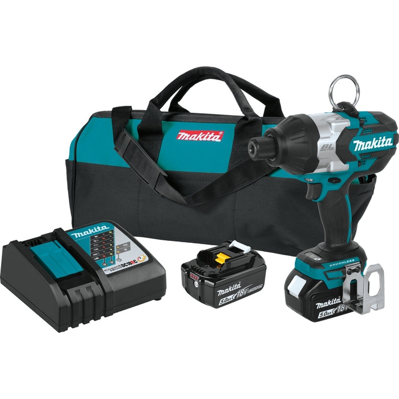 18V LXT LithiumIon Brushless Cordless HighTorque 7/16″ Hex Impact Wrench Kit