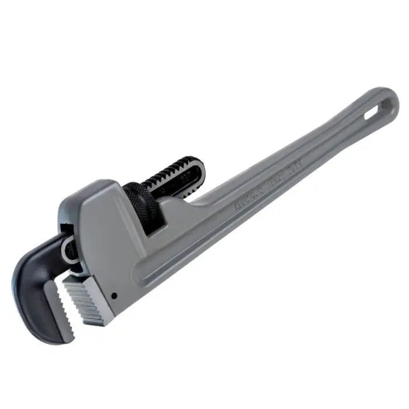 18 Heavy-Duty Straight Aluminum Pipe Wrenches