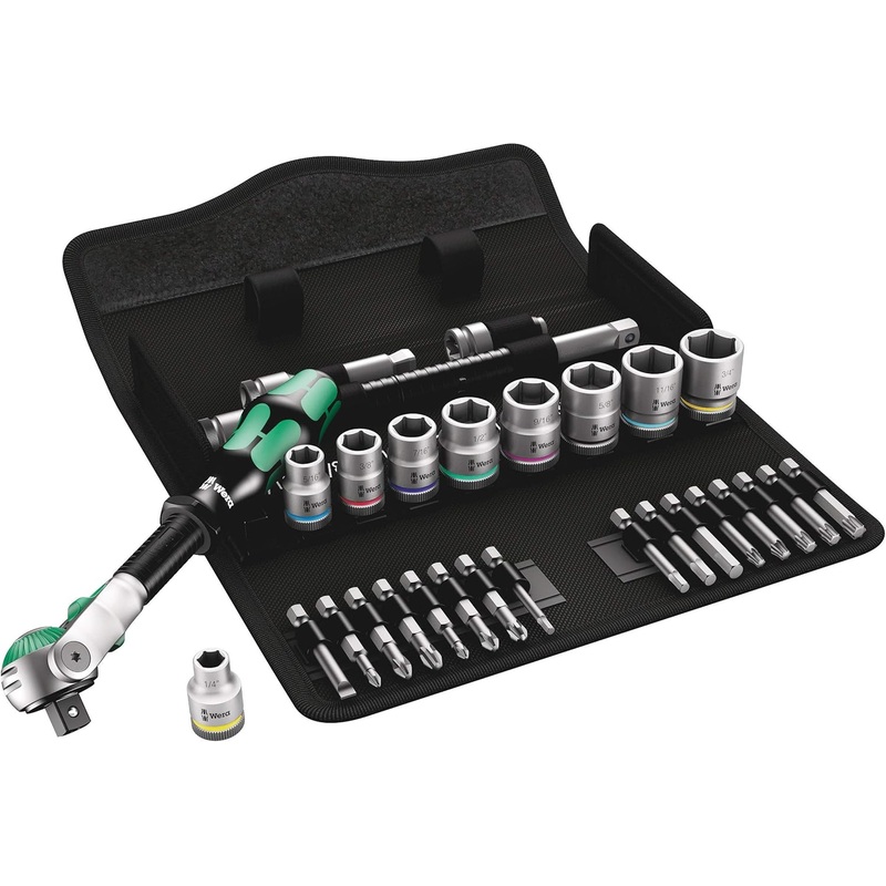 Wera 8100 SB 9 Zyklop Speed Ratchet 3/8″  Imperial – Set