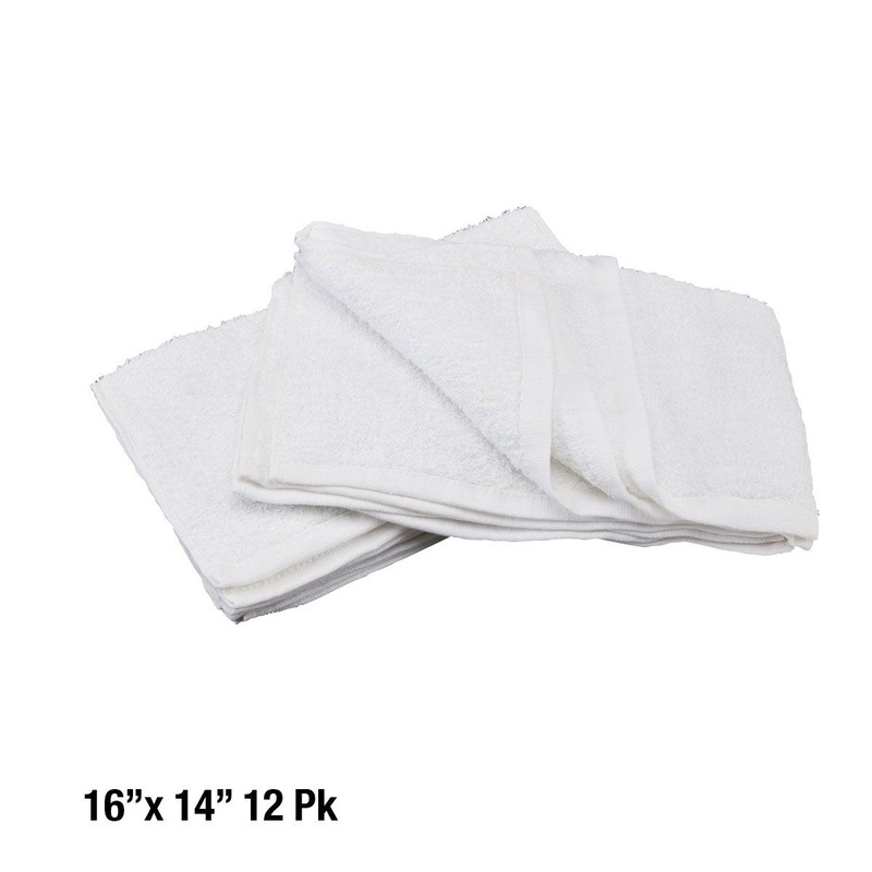 GRANT’S Cotton Terry Cleaning Towels 14 in. x 16 in., 12-Pack