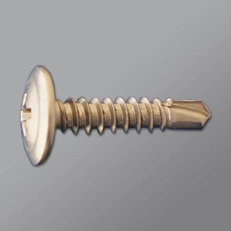 WAFER SELF DRILL SCREWS – PHILLIPS MODIFIED TRUSS (410 STAINLESS STEEL) – #8 #8 x 1/2″ (Box of 10000)