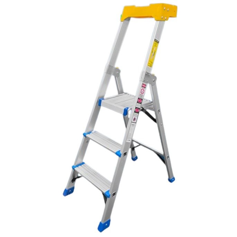 XG Aluminium Household Ladder With Multi Purpose Tools Tray | Model : L-XG337A L-XG337A4 (96.5cm)