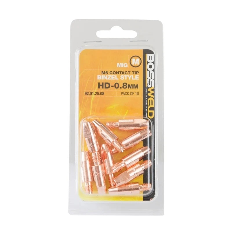 Bossweld Binzel Contact Tip – 0.8 x 8mm Default