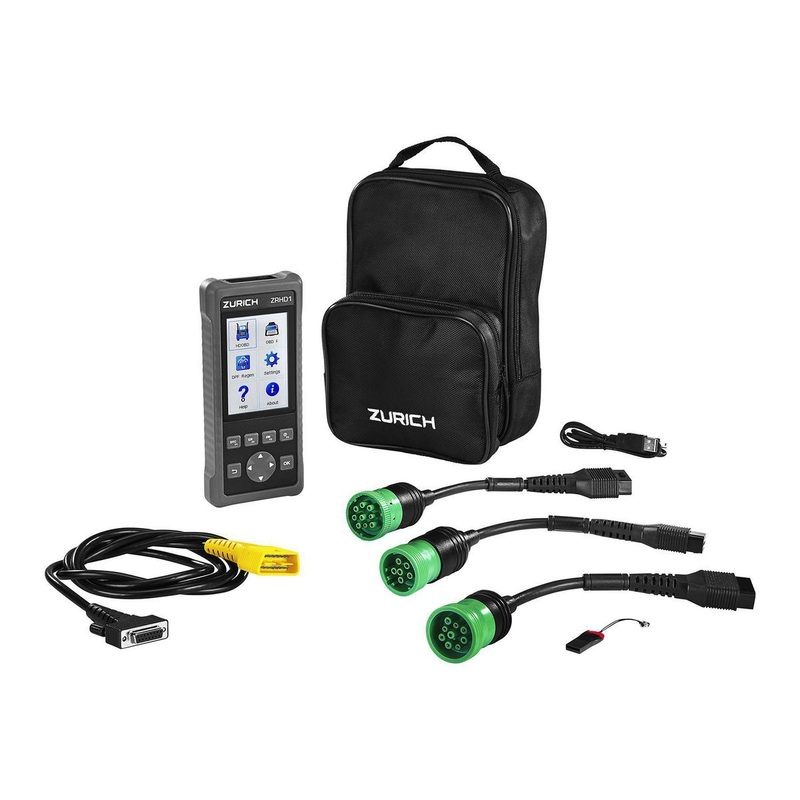 ZURICH Heavy Duty Truck Code Reader with DPF Regen