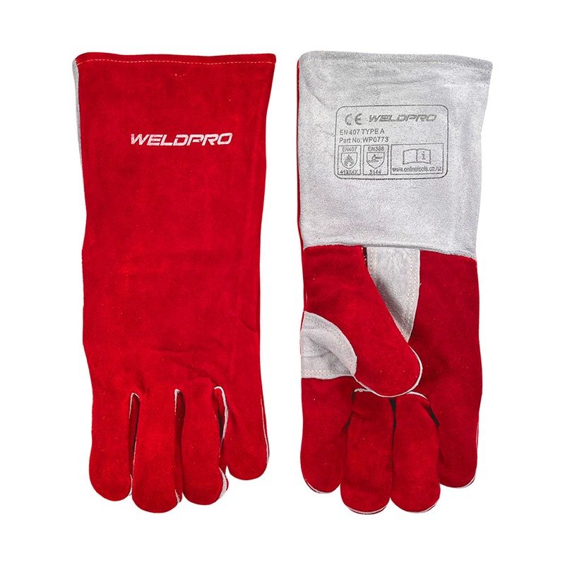 Weldpro Premium Welding Gloves  RED Default
