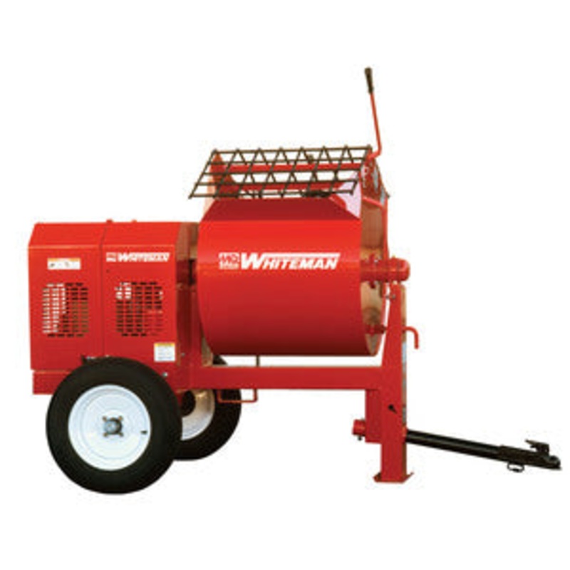 WM90S Whiteman Steel-Drum Plaster/Mortar Mixer Baldor Electric 230 Volt – 3 HP