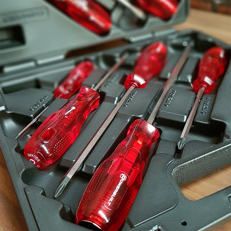 10PC GO THROUGH SCREWDRIVER SET Default