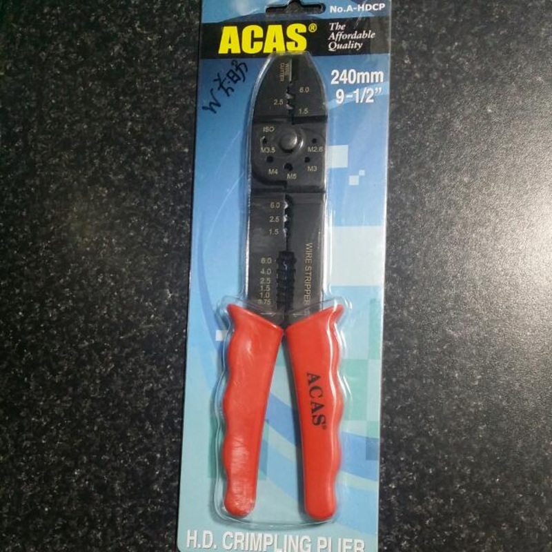 ACAS H/D Crimping Plier 9-1/2″ (240mm) | Model : PLR-AHDCP