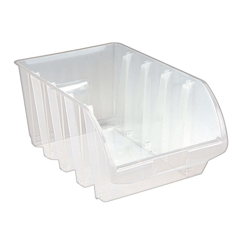 STOREHOUSE Clear Stacking Bin