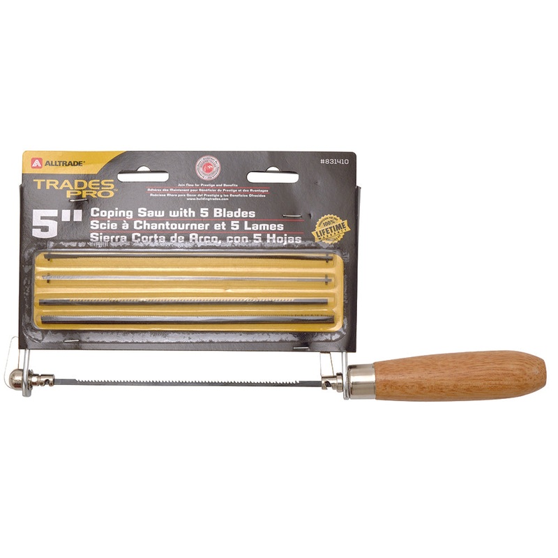 Trades Pro Coping Saw with 5 Blades Default