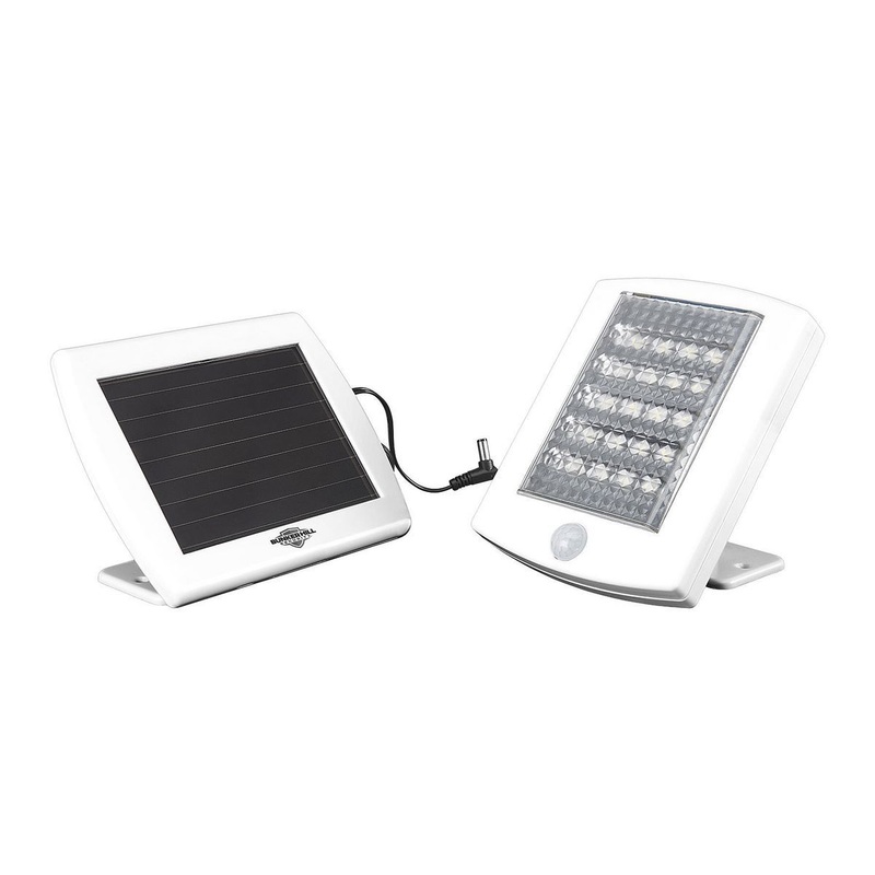 BUNKER HILL SECURITY 120 Lumen Solar Motion Security Light – White