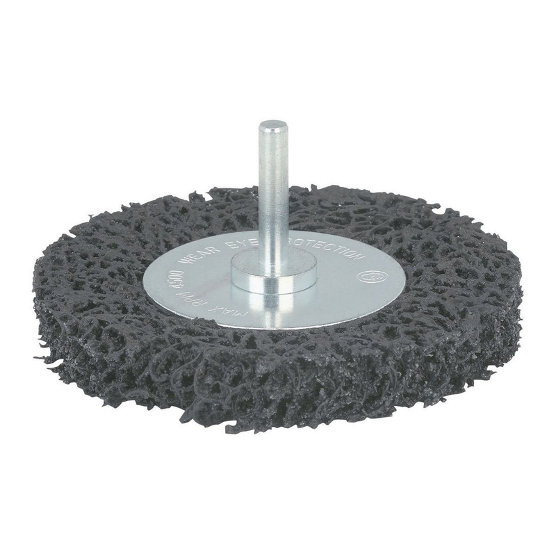 WARRIOR 4 in. Shaft Mounted Polycarbide Abrasive Wheel