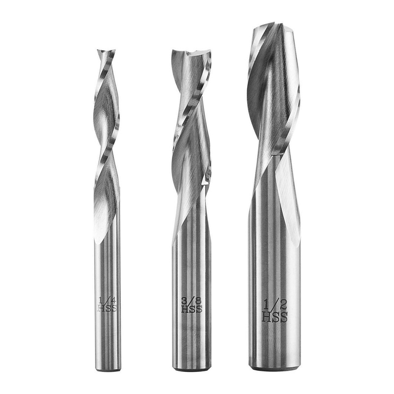 WARRIOR Spiral Mortising Bit Set, 3 Piece