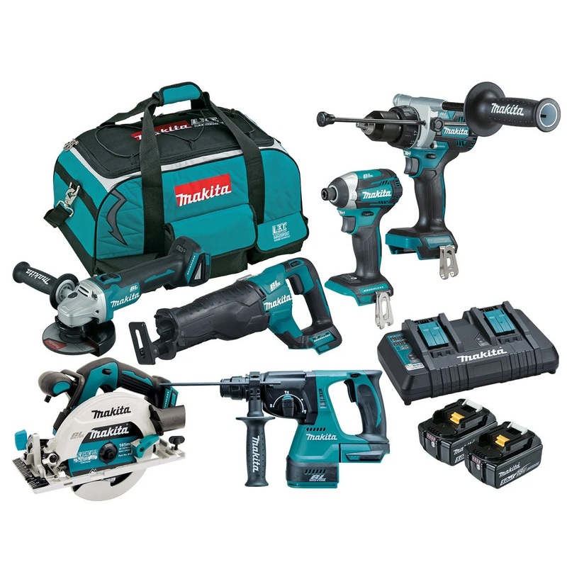 18V BRUSHLESS 6 PIECE COMBO LI-ION Makita.