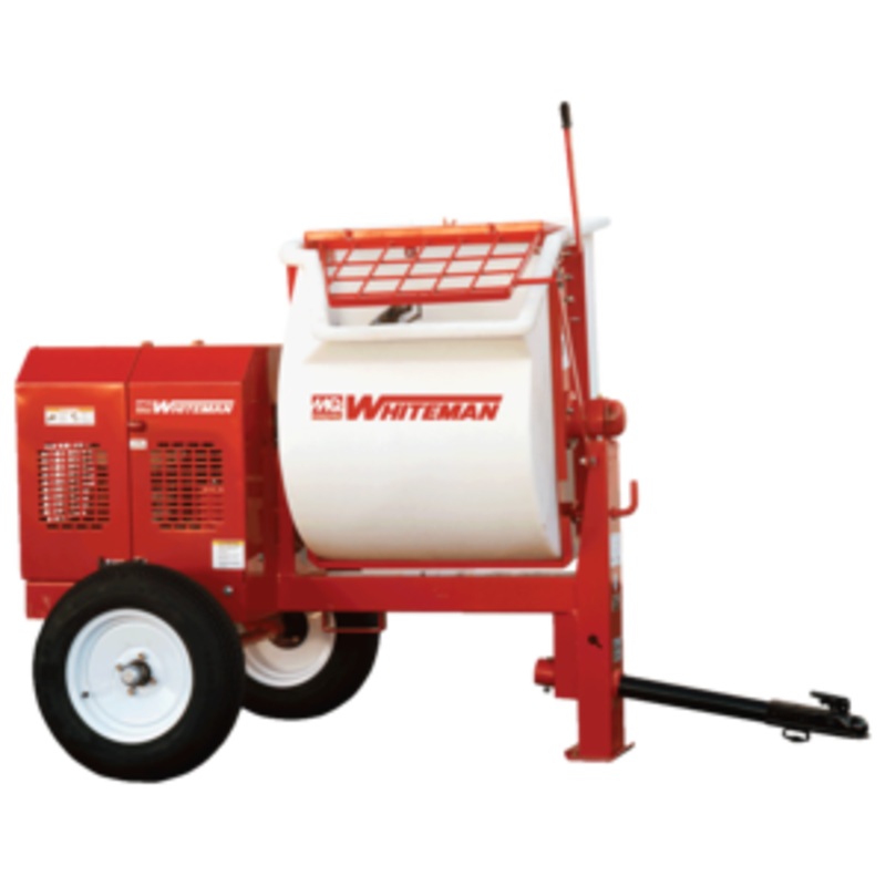WM90P Whiteman Polyethylene-Drum Plaster/Mortar Mixer Electric 230 Volt 1 Phase