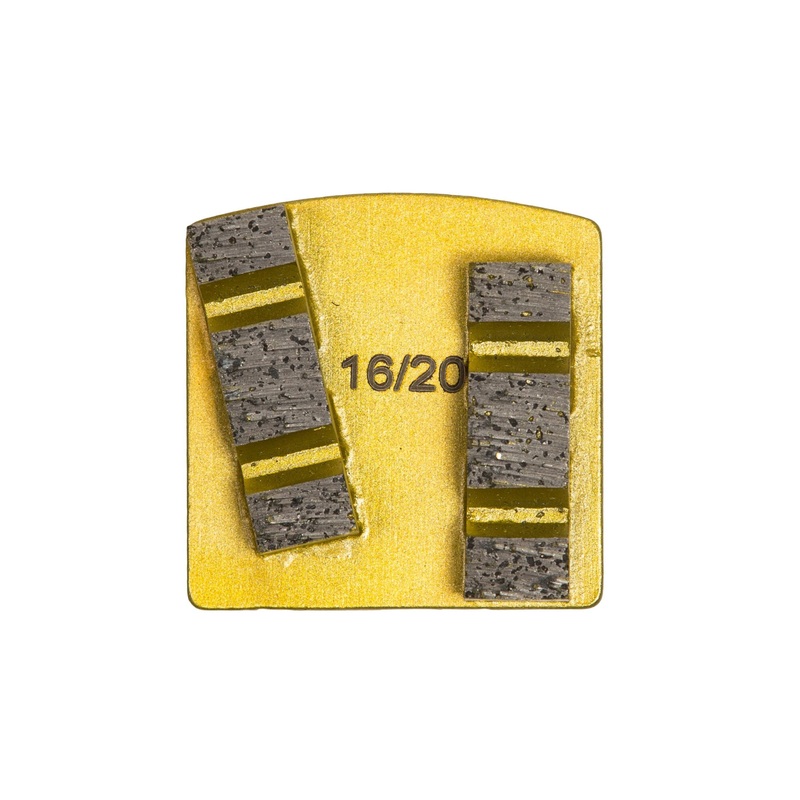 WS Diamond 12MM Double Tools Yellow, Supersoft 16/20 Grit