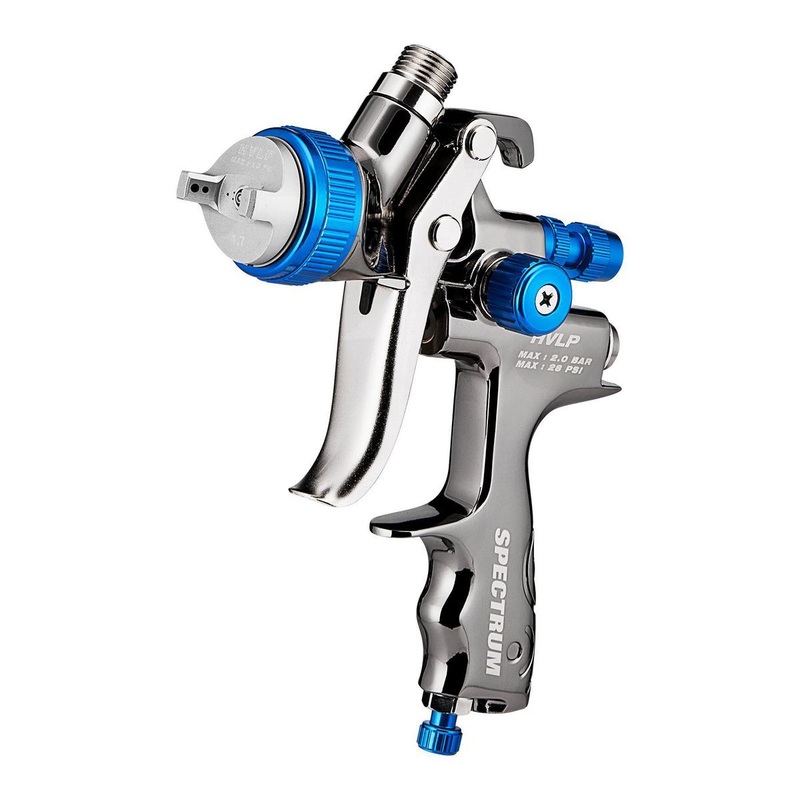 SPECTRUM Premium HVLP Gravity-Feed Air Spray Gun with Side Fan Control