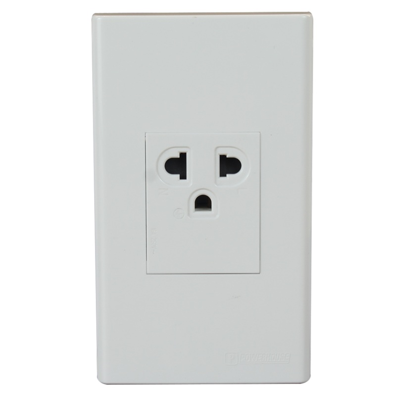 1 Gang Plate w/ Ground 1pc (LHWDP-403-P4)