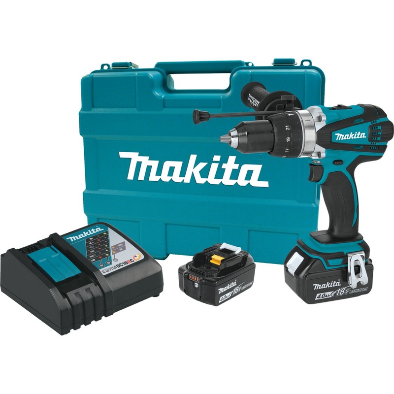 18V LXT LithiumIon Cordless 1/2″ Hammer DriverDrill Kit