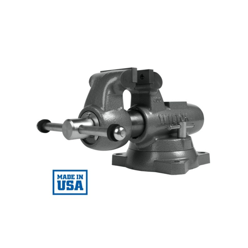 400S Machinist Vise, 4″ Jaw Width, 3-1/2″ Throat, 6-1/2″ Jaw Opening
