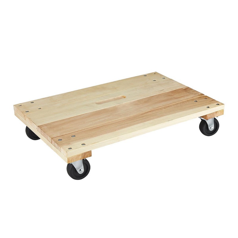 FRANKLIN 24 in. x 16 in., 1000 lb.  Capacity Solid Deck Hardwood Dolly